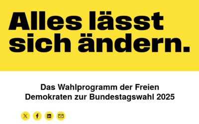 Unser aktuelles Wahlprogramm